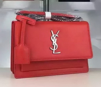 Yves Saint Laurent Cross-body Shoulder Bag Y8816 Red