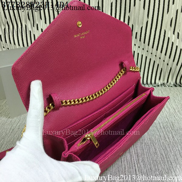 YSL Classic Monogramme Flap Bag Cannage Pattern Y377828L Rose