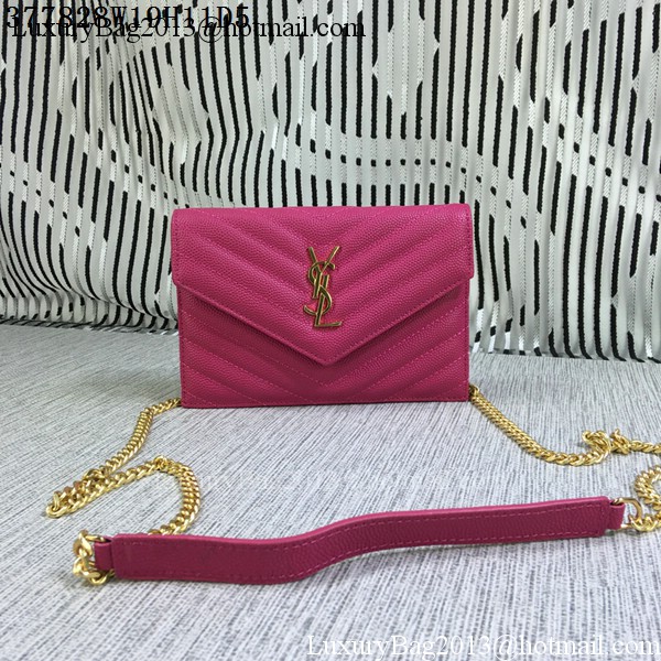 YSL Classic Monogramme Flap Bag Cannage Pattern Y377828S Rose