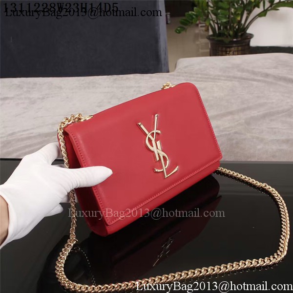 Yves Saint Laurent Monogramme Cross-body Shoulder Bag 1311228 Red