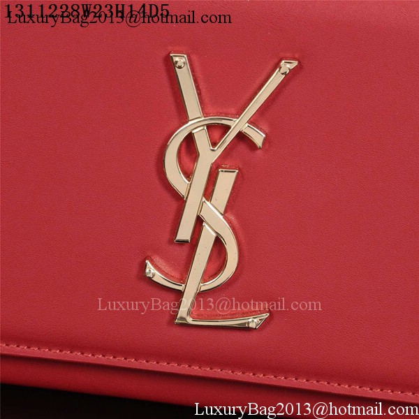 Yves Saint Laurent Monogramme Cross-body Shoulder Bag 1311228 Red