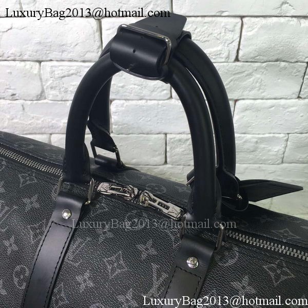 Louis Vuitton Monogram Eclipse Canvas KEEPALL 45 BANDOULIERE N40569