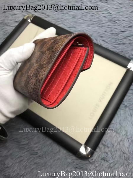 Louis Vuitton Damier Ebene Canvas VICTORINE WALLET N41659