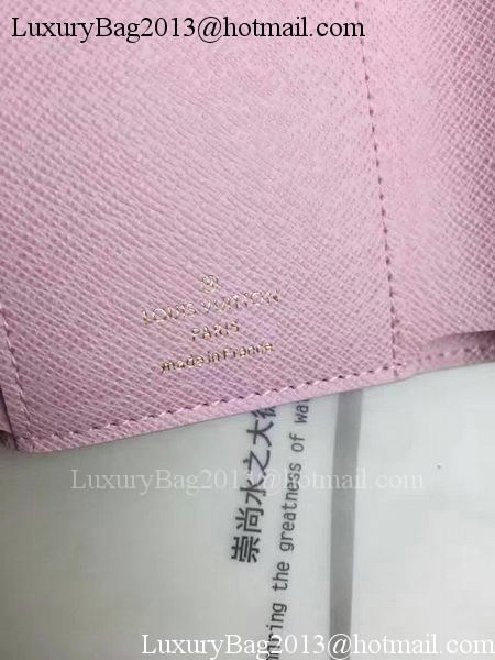 Louis Vuitton Damier Azur Canvas VICTORINE WALLET N58114 Pink