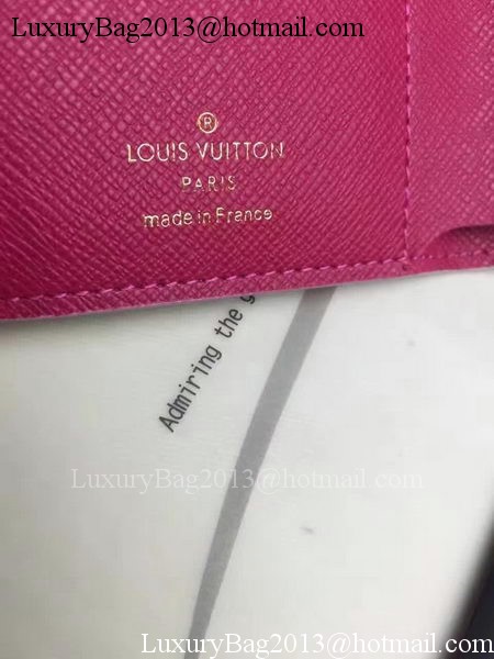 Louis Vuitton Damier Azur Canvas VICTORINE WALLET N58114 Red