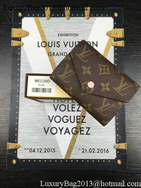 Louis Vuitton Monogram Canvas Victorine Wallet M62360 Pink Louis Vuitton Monogram Canvas Victorine Wallet M62360 Pink