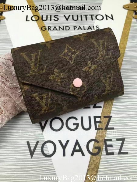 Louis Vuitton Monogram Canvas Victorine Wallet M62360 Pink Louis Vuitton Monogram Canvas Victorine Wallet M62360 Pink