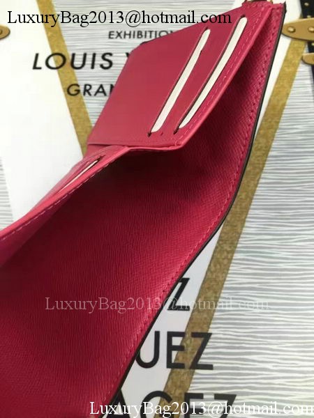 Louis Vuitton Monogram Canvas Victorine Wallet M62360 Rose Louis Vuitton Monogram Canvas Victorine Wallet M62360 Rose