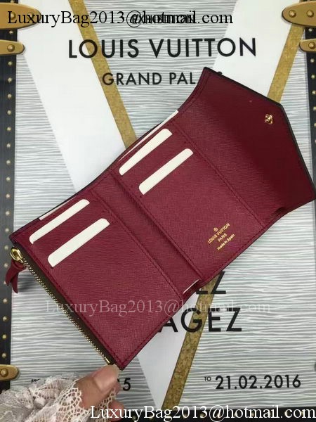 Louis Vuitton Monogram Canvas Victorine Wallet M62360 Wine