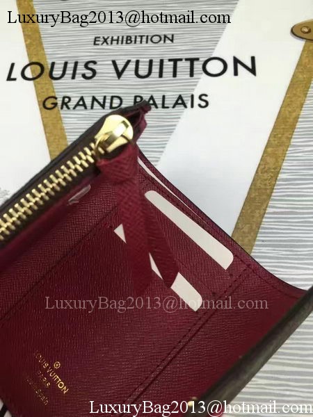 Louis Vuitton Monogram Canvas Victorine Wallet M62360 Wine