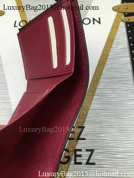 Louis Vuitton Monogram Canvas Victorine Wallet M62360 Wine Louis Vuitton Monogram Canvas Victorine Wallet M62360 Wine