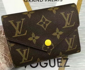 Louis Vuitton Monogram Canvas Victorine Wallet M62360 Yellow