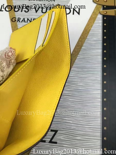 Louis Vuitton Monogram Canvas Victorine Wallet M62360 Yellow Louis Vuitton Monogram Canvas Victorine Wallet M62360 Yellow
