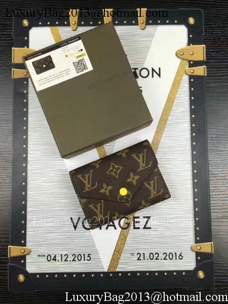 Louis Vuitton Monogram Canvas Victorine Wallet M62360 Yellow Louis Vuitton Monogram Canvas Victorine Wallet M62360 Yellow