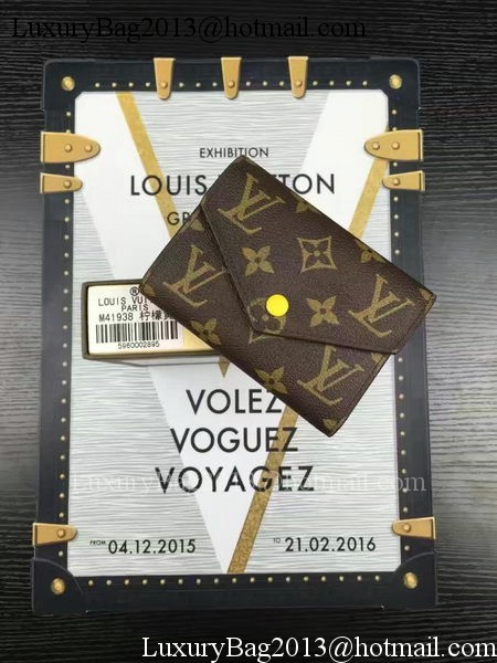 Louis Vuitton Monogram Canvas Victorine Wallet M62360 Yellow Louis Vuitton Monogram Canvas Victorine Wallet M62360 Yellow