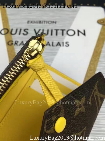 Louis Vuitton Monogram Canvas Victorine Wallet M62360 Yellow Louis Vuitton Monogram Canvas Victorine Wallet M62360 Yellow