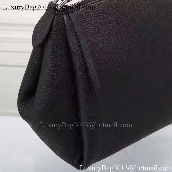 Louis Vuitton Mahina Leather BABYLONE CHAIN BB Bag M51223 Black