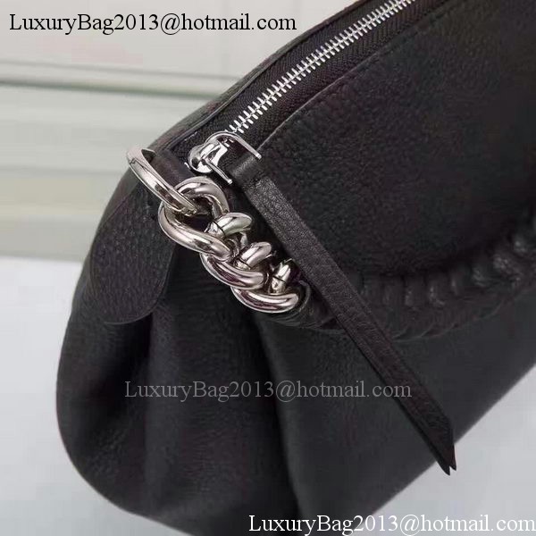 Louis Vuitton Mahina Leather BABYLONE CHAIN BB Bag M51223 Black