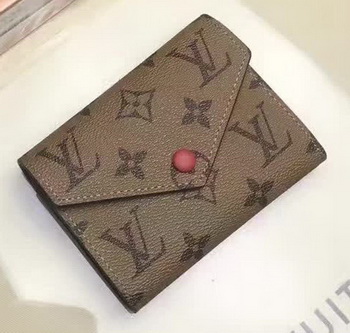 Louis Vuitton Victorine Wallet Monogram Canvas M62360 Red