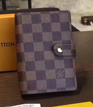 Louis Vuitton Damier Ebene Canvas DESK AGENDA NOTES REFILL N20006