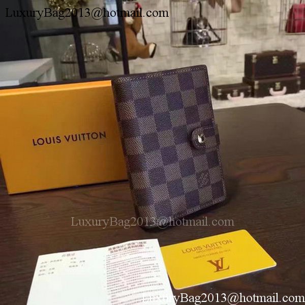 Louis Vuitton Damier Ebene Canvas DESK AGENDA NOTES REFILL N20006