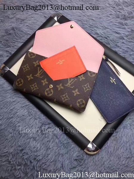 Louis Vuitton Monogram Canvas JEANNE WALLET M62155 Orange Louis Vuitton Monogram Canvas JEANNE WALLET M62155 Orange