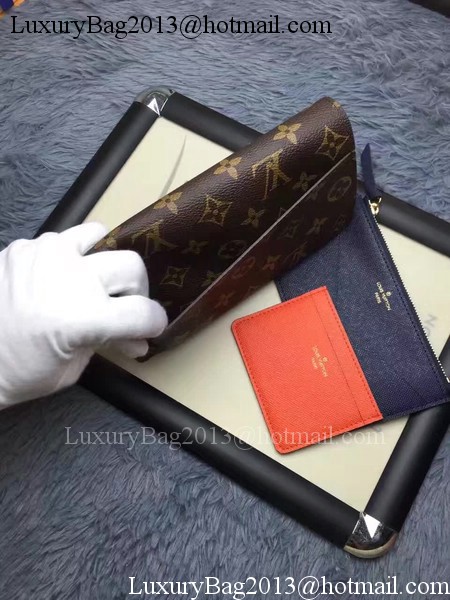 Louis Vuitton Monogram Canvas JEANNE WALLET M62155 Orange Louis Vuitton Monogram Canvas JEANNE WALLET M62155 Orange