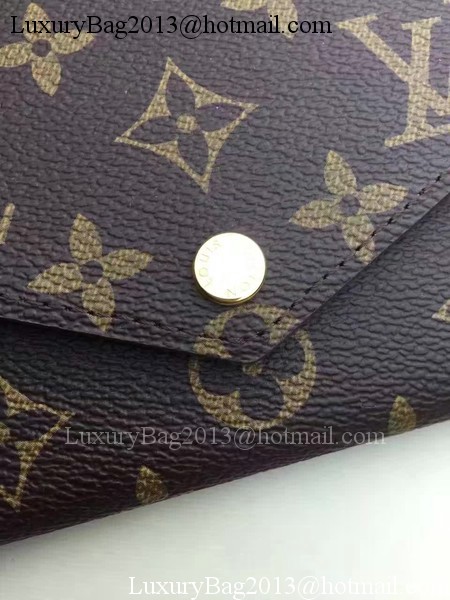 Louis Vuitton Monogram Canvas JEANNE WALLET M62155 Red Louis Vuitton Monogram Canvas JEANNE WALLET M62155 Red