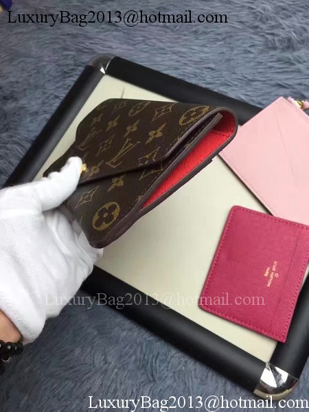 Louis Vuitton Monogram Canvas JEANNE WALLET M62155 Rose