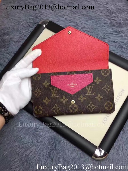 Louis Vuitton Monogram Canvas JEANNE WALLET M62155 Rose