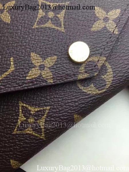 Louis Vuitton Monogram Canvas JEANNE WALLET M62155 Rose