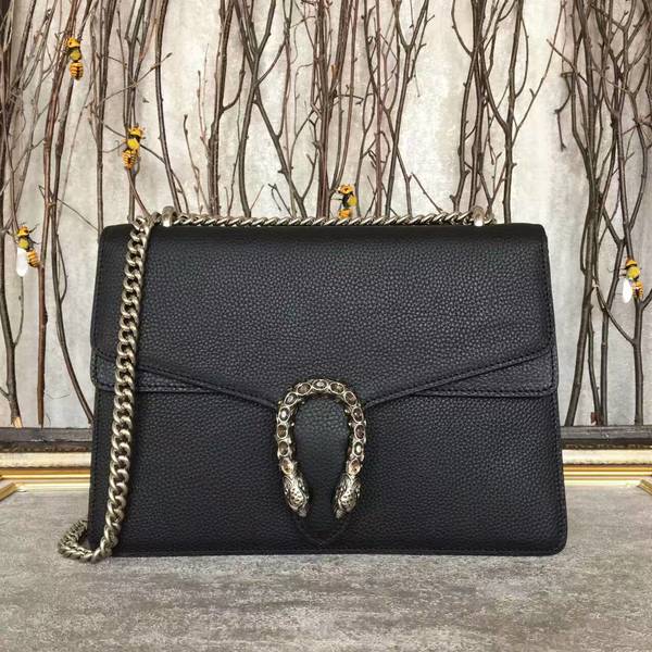 Gucci Dionysus Lichee Pattern Shoulder Bag 403348 Black