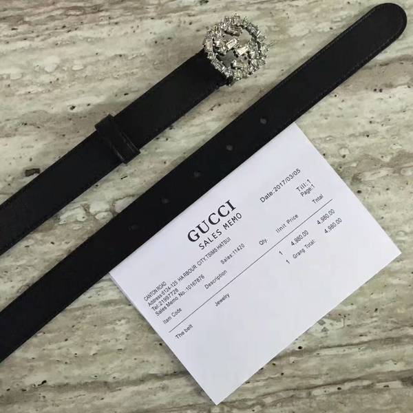 Gucci 2.5cm Original Leather Belt 17418A Gucci 2.5cm Original Leather Belt 17418A