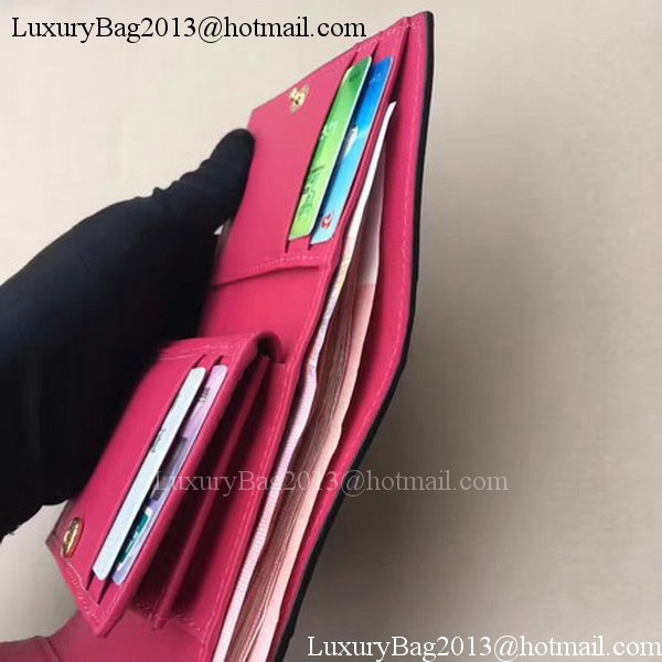 Gucci GG Supreme Canvas Padlock Wallet 453155 Red