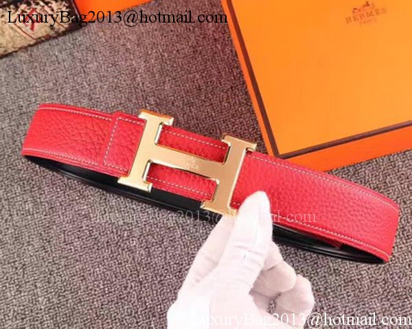 Hermes 40mm Belt H170417 Red