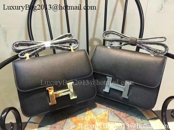 Hermes Constance Bag Calfskin Leather H9978 Black