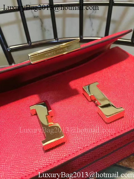 Hermes Constance Bag Calfskin Leather H9978 Red