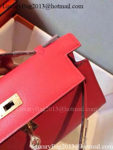 Hermes Kelly 22cm Tote Bag Original Leather KL22 Red