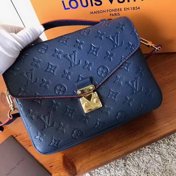 Louis Vuitton Monogram Empreinte POCHETTE METIS M41488 Blue