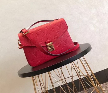 Louis Vuitton Monogram Empreinte POCHETTE METIS M41488 Red