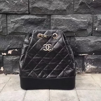 Chanel Hobo Bag Original Sheepskin Leather A92994 Black