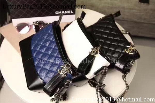 Chanel Small Shoulder Bag Sheepskin Leather A93825 Blue