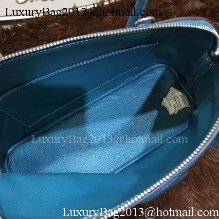 Hermes Bolide 31CM Calfskin Leather Tote Bag B3302 Blue