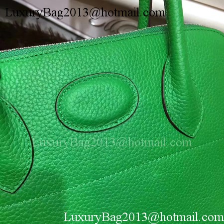 Hermes Bolide 31CM Calfskin Leather Tote Bag B3302 Green