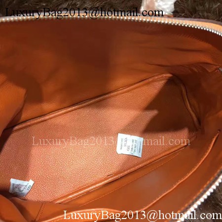 Hermes Bolide 31CM Calfskin Leather Tote Bag B3302 Orange