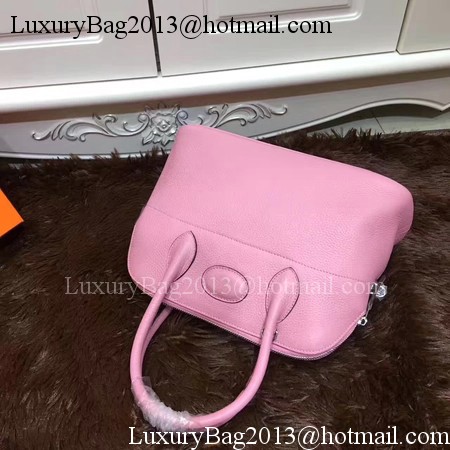 Hermes Bolide 31CM Calfskin Leather Tote Bag B3302 Pink