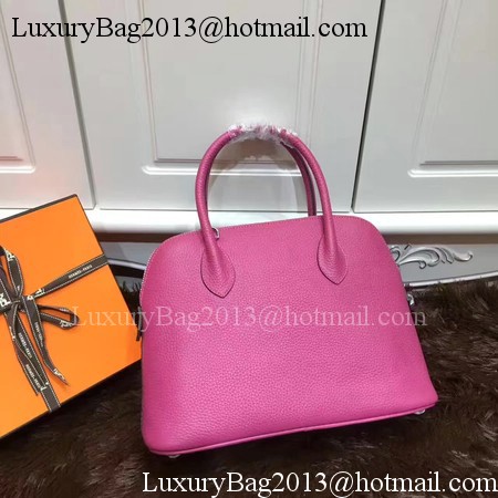 Hermes Bolide 31CM Calfskin Leather Tote Bag B3302 Rose