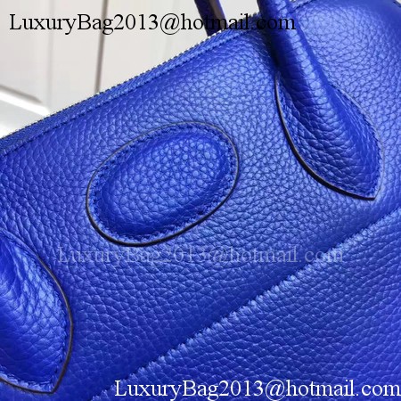 Hermes Bolide 31CM Calfskin Leather Tote Bag B3302 Royal