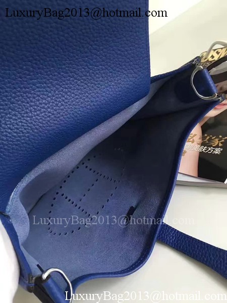 Hermes Evelyne 30cm Messenger Bag E3301 Blue