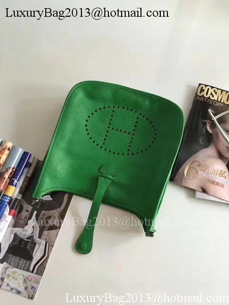 Hermes Evelyne 30cm Messenger Bag E3301 Green